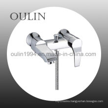 Modern Design Square Style High Quality Wall Mounted Solid Brass Bath Shower Faucet